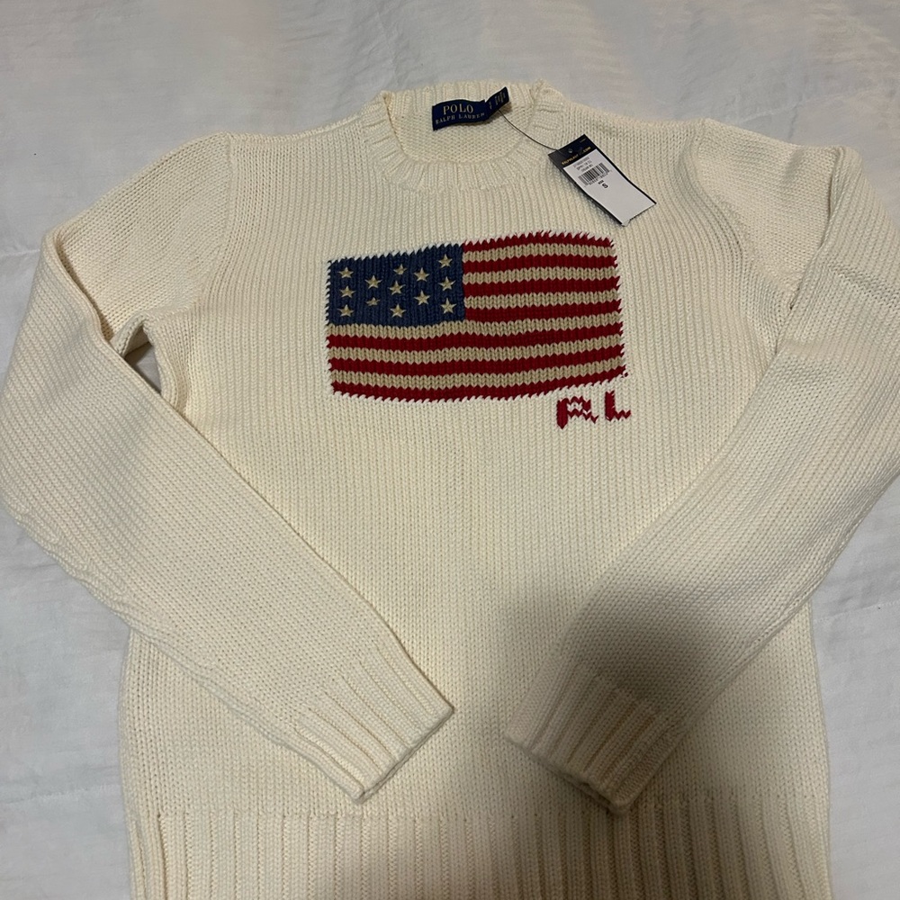 Ralph Lauren Women’s American Flag Sweater